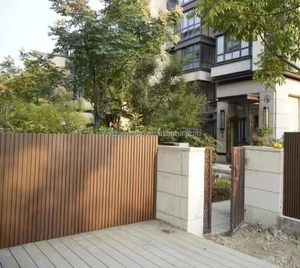 60x42mm/100x50mm WPC Profile Ceilling Matériaux de décoration extérieure Faisceau WPC pour décoration intérieure extérieure - Product Image 4