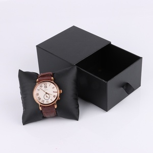 Drawer Carton PU Silk Pillow Packaging Recycled Materials Customizable <b>Leather</b>-filled Paper Jewelry Box <b>Watch</b> Box - Product Image 1