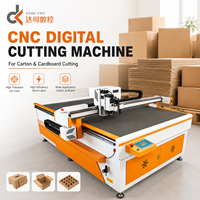 Machine de découpe CNC à couteau oscillant pour la fabrication de boîtes en carton ondulé, découpeuse numérique