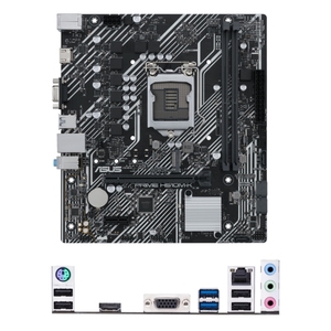 Carte mère pour ordinateur de bureau <span class=keywords><strong>ASUS</strong></span> H510M-K M ATX, LGA1200, double DDR4, 64 Go de RAM maximum, prise en charge des processeurs de 10e/11e génération, ports SATA et USB 2.0 - Product Image 1