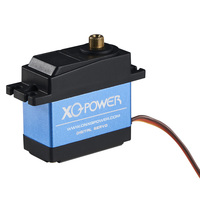 Прямые поставки с завода: Цифровой металлический сервопривод XQ POWER S3240M 40 кг с настраиваемыми параметрами, водонепроницаемый, с вращением на 360 градусов, для радиоуправляемых моделей