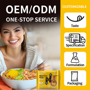 Mì ramen thuần chay cà ri cay thực vật dựa trên súp ngay lập tức thành phần đơn giản bữa ăn nhanh - Product Image 6