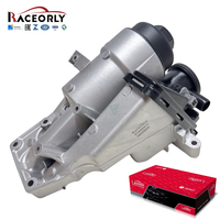 RACEORLY 30684381 Boîtier de filtre à huile en aluminium pour Volvo S40 C30 S60 V60 XC60 2.0T B5254 T3 31338685