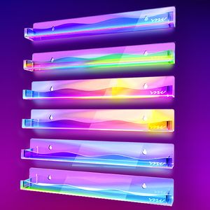 Organizador de Esmalte de Uñas con Acabado Espejo en Oro Rosa de 15 Pulgadas, Montado en la Pared, Estante de Almacenamiento para Artículos de Belleza, Multiusos. - Product Image 5