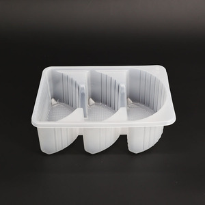 Boîtes d'emballage alimentaire rectangulaires en PP de qualité supérieure pour le stockage des aliments congelés, épaisseur et impression de logo personnalisables - Product Image 2