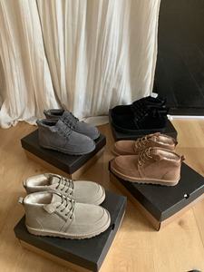 Nouvelles bottes de travail montantes en laine pour hommes, modèle 2026, best-seller, design original de marque, bottes de neige en cuir véritable, chaussures en coton - Product Image 5