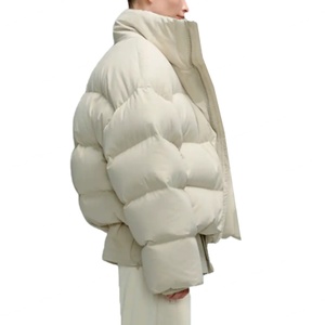 Chaqueta Acolchada Ligera Personalizada de Moda al por Mayor, Chaqueta Acolchada Holgada y Extra Grande para Hombre - Product Image 2