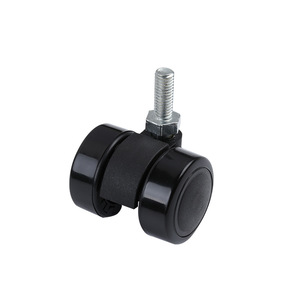 Roulettes pour chaise de bureau K05PU, pivotantes, silencieuses, en PU, pour meubles et usage bureautique - Product Image 4