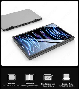 Intel N100 CPU Dual Screen <span class=keywords><strong>Laptop</strong></span> 14 "+ 14 Dual Touch Screen Notebook 16GB 32GB 360 Grados Flip Metal Case 2 en 1 <span class=keywords><strong>Laptop</strong></span> Computer - Product Image 5