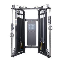 Machine de croisé de câble pour adultes, appareil multifonctionnel professionnel pour entraîneur, avec élément de poids de 140 kg, en acier allié
