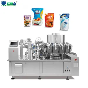 Commercial Vacuum Sealer Packaging Machine Seeds Grain Pouch Premade Bag 5-10 Kg Weight Automatic Rice Vacuum Packing Machine