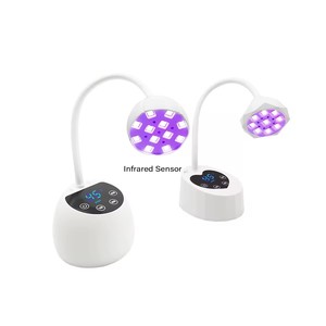 Lampe UV portable sans fil 36W à capteur automatique, mini séchoir à gel à écran tactile 360°, double source lumineuse, outil de manucure professionnel, vente en gros - Product Image 1