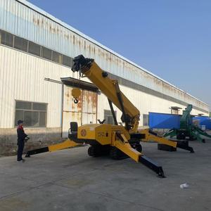 رافعة عنكبوتية مجنزرة داخلية ، رافعة عنكبوتية مزدوجة الاستخدام ، رافعة عنكبوتية لسقف المبنى - Product Image 3