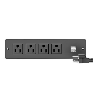 Lõm điện dải đồ nội thất ngăn kéo ổ cắm với USB-A cắm trong 3 cửa hàng & cổng USB tuôn ra gắn hội nghị Bàn Cửa Hàng - Product Image 3