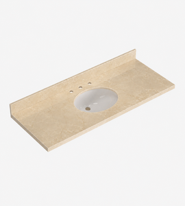 Plateau rond en pierre pour meuble-lavabo de salle de bain, granit et marbre, découpé sur mesure, directement du fabricant au Vietnam - Product Image 4