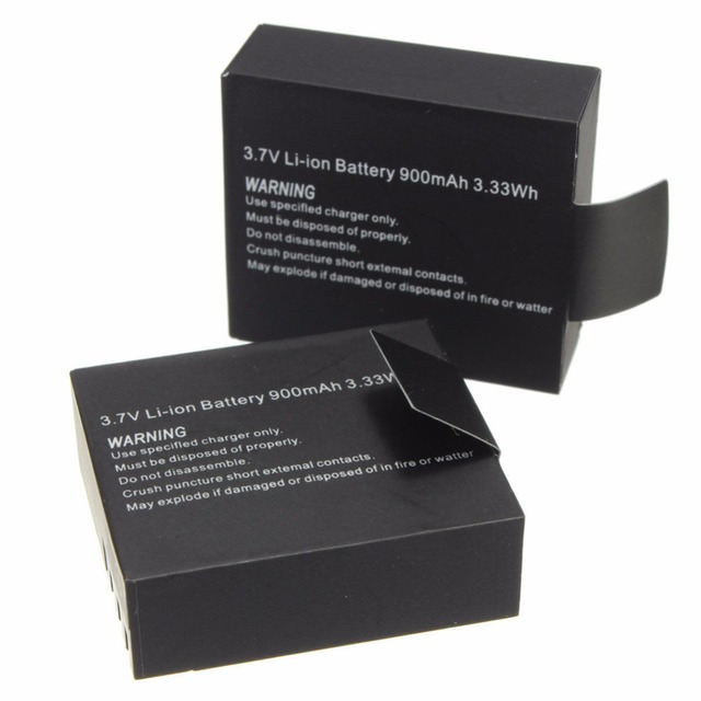 900mAh Replacement Battery for EKEN H9 H9R SJCA M SJ4000 WiFi SJ5000 WiFi SJ6000 WIFi M10 SJ5000x Sport Action Camera Battery