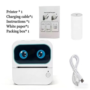 Yapay Zeka Destekli Mürekkepsiz Termal Yazıcı 203DPI USB 1200mAh Pil Mini Taşınabilir Kullanışlı Hızlı Kullanım Öğrenciler Çocuklar Etiket Yazıcısı Stokta - Product Image 2