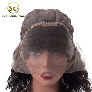 12a 1b 130 150 180 200 Nature Human <span class=keywords><strong>Hair</strong></span> Deep Wave Front Lace Wigs - Product Image 1