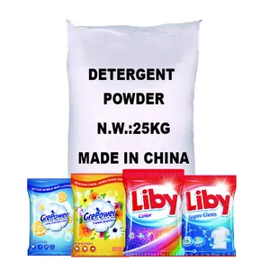 LIBY détergent à lessive en poudre matières premières detergente a granel en polvo prix algérie ingrédients en vrac en vrac OEM 20kg