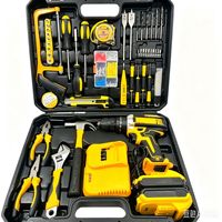 Fabricant d'outils professionnels Ensemble d'outils de perceuse à percussion sans fil Prix d'usine Kit de perceuse combiné sans fil Inalambrico Taladro DIY