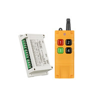 Récepteur industriel sans fil 433 MHz 4 canaux, interrupteur de télécommande longue portée, contrôleur de relais 10A, antenne DC12V/24V/36V/48V