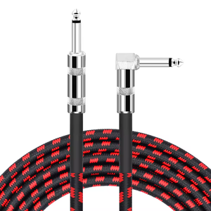 <span class=keywords><strong>Cable</strong></span> de guitarra eléctrica trenzado de 1m, 3m, 5m, 1/4, 6,35mm, con mono TS <span class=keywords><strong>Jack</strong></span> Patch Amp, accesorio de efecto <span class=keywords><strong>para</strong></span> amplificador de instrumentos de audio - Product Image 1