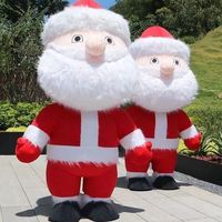 Costume d'ours blanc amusant pour défilé de carnaval, événement de Noël, publicité animale gonflable