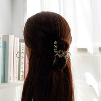 CANYUAN Style Européen et Américain 7.2cm Écaille de Tortue Requin Clip Acétate PVC Cheveux Accessoires Creative Fleur Griffe Clip