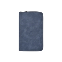 Porte-passeport en cuir PU de qualité supérieure, fin, cadeau d'affaires, organiseur de documents multifonctionnel, étui de voyage, housse de passeport