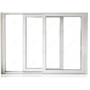 Cửa sổ trượt Prima <span class=keywords><strong>uPVC</strong></span> với kính cách nhiệt hàn góc mặt bích vây để lắp đặt cửa sổ dân cư lâu dài - Product Image 4