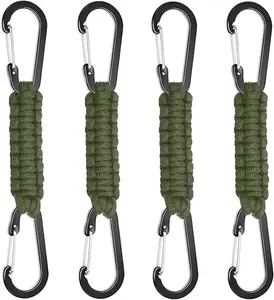 Nieuwe 2022 Product Idee Paracord Sleutelhanger Custom Gevlochten Paracord Lanyard Voor Outdoor Activiteiten