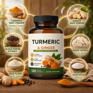 Capsules de curcuma biologique et de poivre noir à marque privée pour soutenir la santé des articulations, du cœur, de l'immunité et du cerveau - Product Image 3