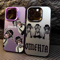 Coques de téléphone portable tendance Omerta Laser PC Shell Premium pour XS XR 7 8 11 12 13 Mini 14 15 16 Pro Max