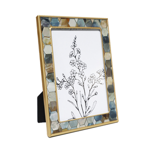 Cornice Fotografica Retrò in Metallo Effetto Marmo, Cornici da 7 Pollici per <span class=keywords><strong>Foto</strong></span> Vintage, Cornice Fotografica da 10 Pollici, Vendita Diretta dalla Fabbrica all'Ingrosso - Product Image 3