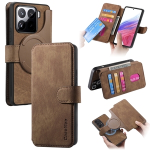 Cartera de <span class=keywords><strong>carga</strong></span> inalámbrica Funda de cuero para Xiaomi 12/12 <span class=keywords><strong>Lite</strong></span>/13/14/15/15 Pro con ranuras para tarjetas - Product Image 3