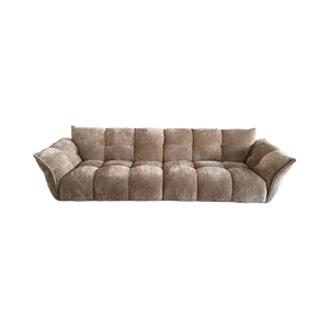 Divano moderno di lusso 3 posti sezionale Set di velluto <span class=keywords><strong>blu</strong></span> per soggiorno mobili elegante in legno con Base elegante lasciando mobili per la stanza - Product Image 1