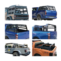 JP16 ODM Ute Tub Rack Land Frame Bed Rack Pickup Overland Rack Rear Bucket Adjustable Iron Truck Bed for F150 Hilux tundra