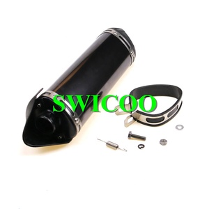 Haute qualité 100*295 38mm <span class=keywords><strong>moto</strong></span> silencieux tuyau d'alimentation pour 125/<span class=keywords><strong>200</strong></span>/250cc ATV Quad Dirt Bike Buggy - Product Image 2