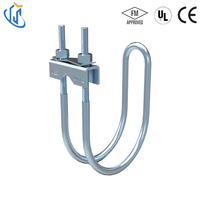 Pince de fixation latérale rapide réglable UTT13 pour éviter les oscillations des conduites, conforme à la norme NFPA13 pour les conduites aériennes.