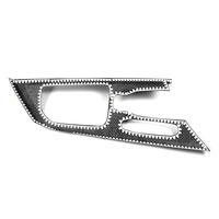 Cubierta de Panel de cambio de marchas de consola central de fibra de carbono para Corvette C8 Stingray Convertible Coupe Z51 Z06