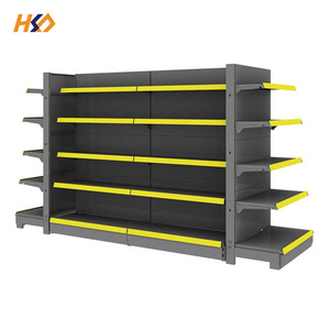 Customized Luxury <strong>Stainless</strong> <strong>Steel</strong> End <strong>Racks</strong> Supermarket Gondola <strong>Rack</strong> Shelf Metallic Material - Product Image 5