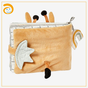 <span class=keywords><strong>Libro</strong></span> de Tela Sensorial para Niños, Lindo <span class=keywords><strong>Libro</strong></span> de Jirafa para Bebés, Juego de Libros de Tela Lavables <span class=keywords><strong>y</strong></span> Suaves, Juguete Sensorial para Bebés - Product Image 4