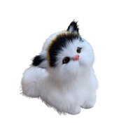 Chine nouvelle idée personnaliser le modèle de chat réaliste d'animal en peluche motorisé peut faire des sons avec le miaou