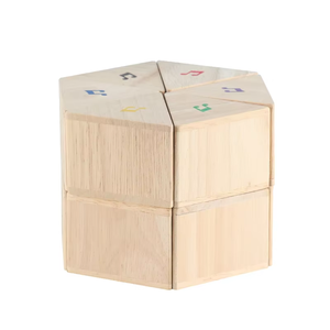 Kids Brinquedos Educativos Factory Toy Madeira Sound Blocking Brick Sound <span class=keywords><strong>Prism</strong></span> Building <span class=keywords><strong>Block</strong></span> Sets Stacking Music Toy Para Crianças - Product Image 1