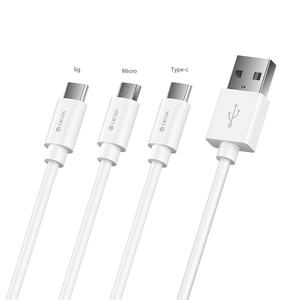 Cable <span class=keywords><strong>de</strong></span> datos del cargador barato <span class=keywords><strong>de</strong></span> la fábrica <span class=keywords><strong>de</strong></span> Devia dongguan 30 Uds en 1 caja para el teléfono inteligente - Product Image 3