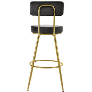 Ensemble de 2 chaises hautes de bar en métal, cadre en fer, pour la maison, le restaurant, la cuisine, vente chaude, luxe, personnalisées - Product Image 4