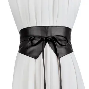 Ceinture à nœud papillon pour femmes, ceinture d'été à nœud, ceinture à bande passante pour robe de femme, ceinture décorative pour chemise