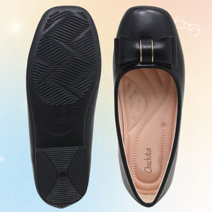 Zapatos de Ballet de Piel Sintética Suave para Niñas Chickita, Diseño Pintado a Mano, Cierre sin Cordones, Cómodos, con Lazo Enrollado, para Otoño/Invierno/Verano - Product Image 5