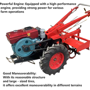 15 एचपी पैदल ट्रैक्टर मिनी ट्रैक्टर कृषि इलेक्ट्रिक स्टार्ट मॉडल, 1 मीटर रोटरी टिलर कुशल और श्रम की बचत से लैस - Product Image 6