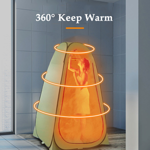 <span class=keywords><strong>Tente</strong></span> de <span class=keywords><strong>camping</strong></span> automatique Pop-Up <span class=keywords><strong>Tente</strong></span> de <span class=keywords><strong>toilette</strong></span> portable avec salle de douche privée <span class=keywords><strong>pour</strong></span> la plage ou l'extérieur Conception de dôme pliable facile - Product Image 2